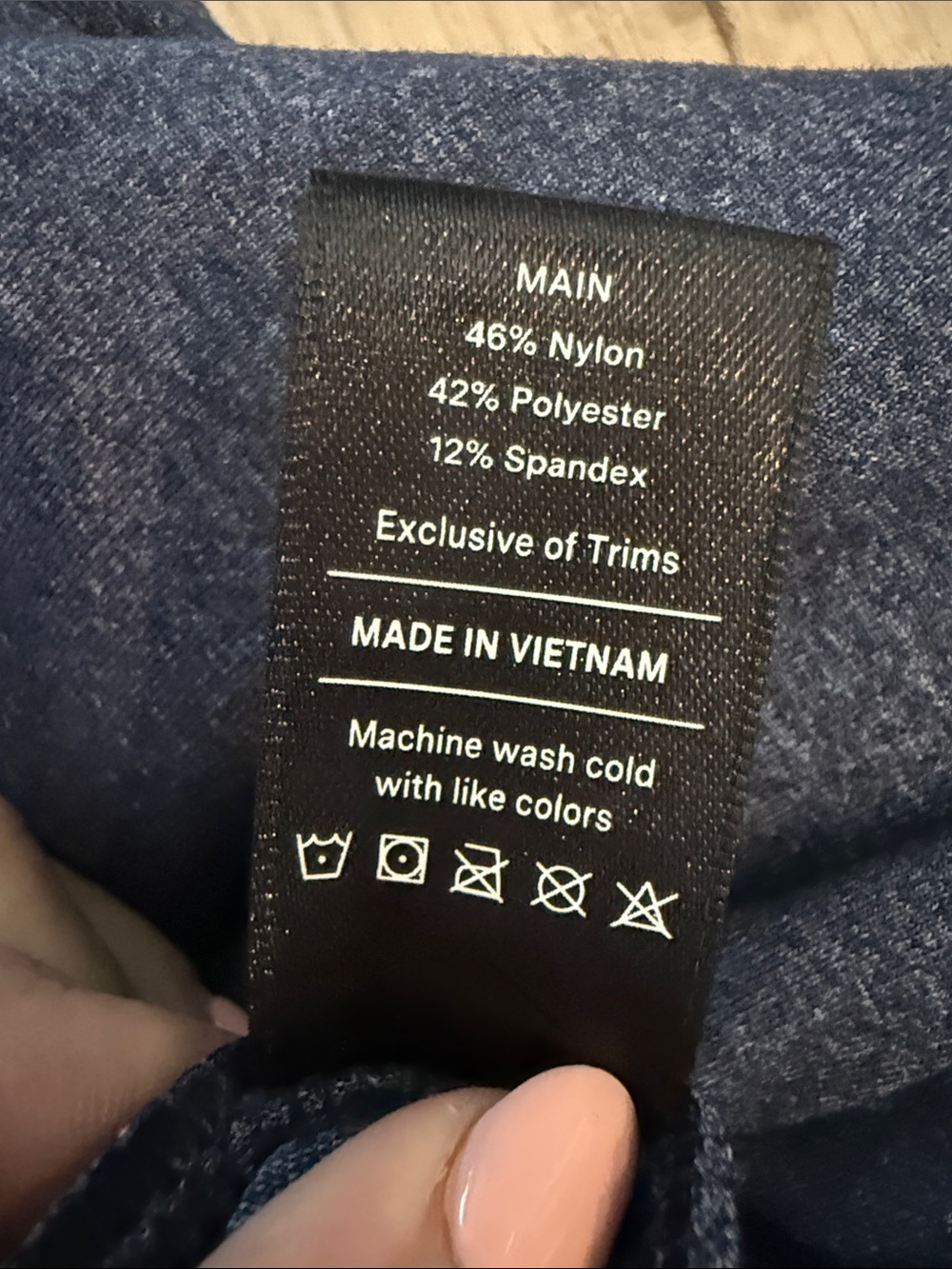 Public Rec Men's All Day Every Day Navy Performance Drawstring Joggers, 34/36 - Picture 5 of 5